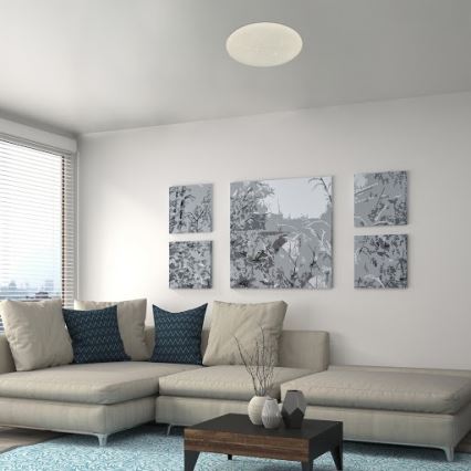 Rabalux - LED Dimbare plafondlamp LED/24W/230V Wi-Fi 3000-6500K + afstandsbediening Ø 39 cm