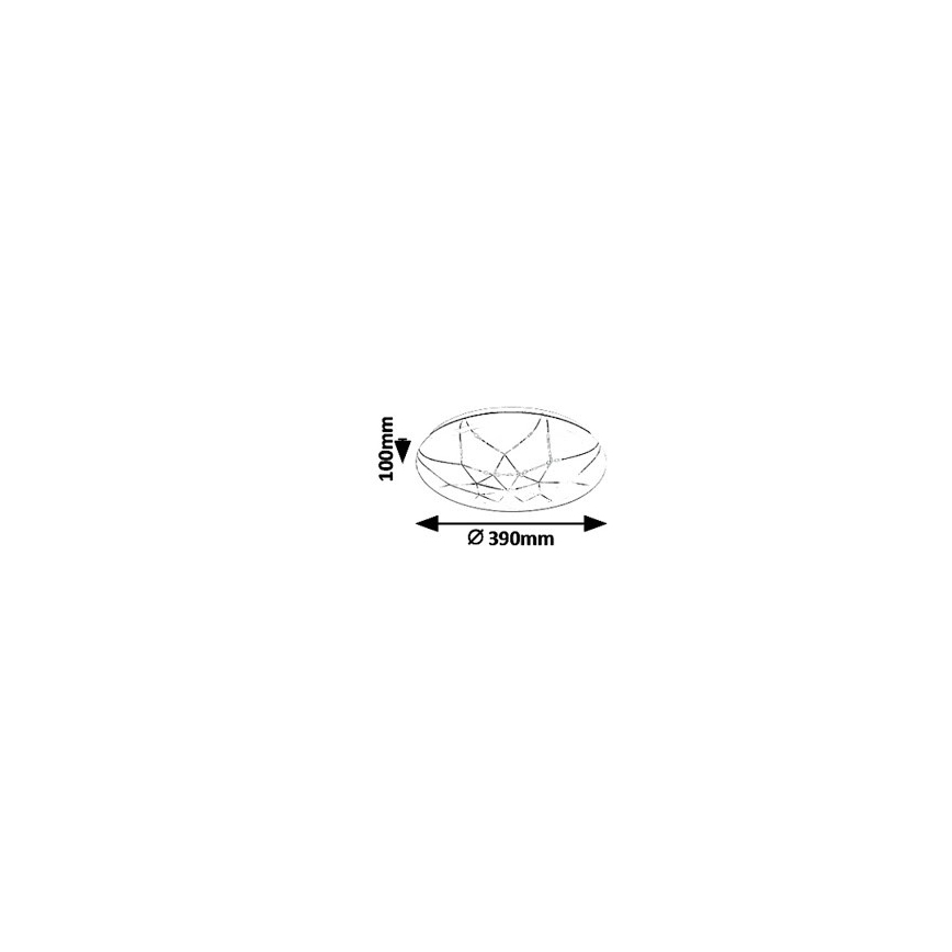 Rabalux 5540 - Plafonnier dimmable LED DAMIEN LED/24W/230V