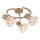 Rabalux 5549 - Spot HOLLY 3xE14/40W/230V gouden