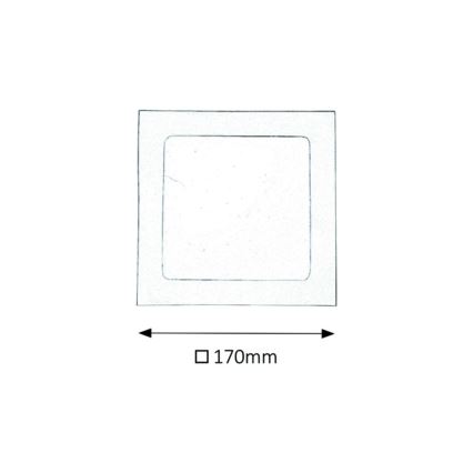 Rabalux - LED Badkamer plafondlamp inbouw LED/12W/230V IP44 4000K