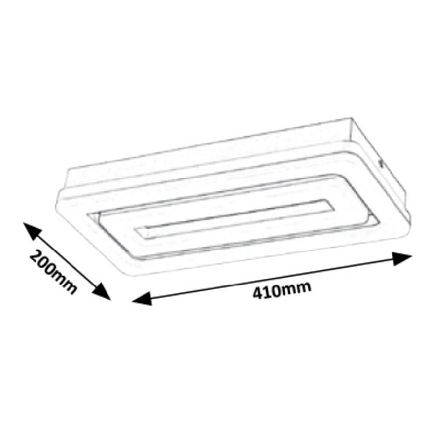 Rabalux - LED Plafondlamp LED/40W/230V