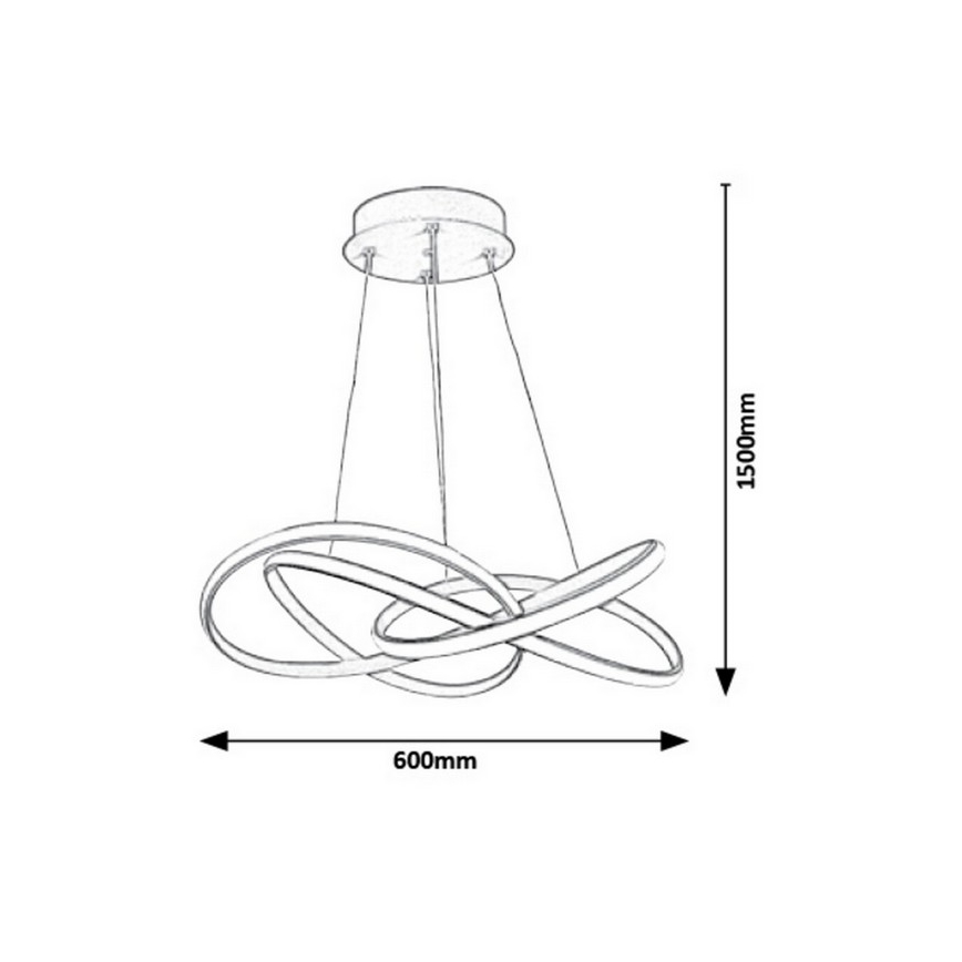 Rabalux - LED Hanglamp aan draad LED/40W/230V