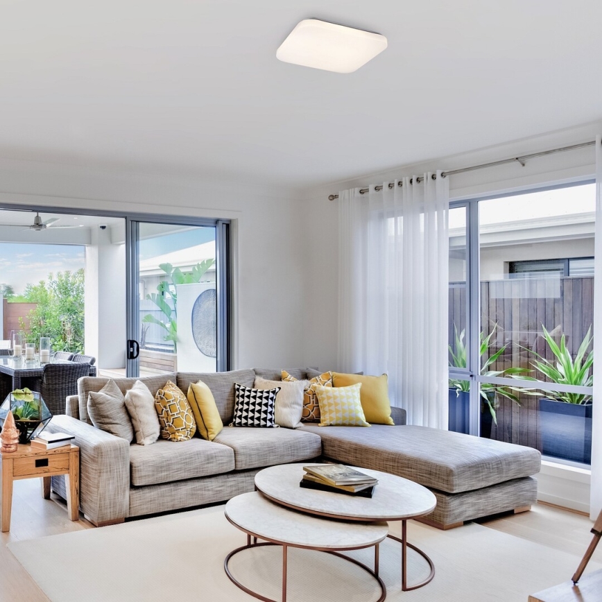 Rabalux - Plafonnier LED dimmable LED/16W/230V 34x34 cm + télécommande