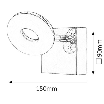 Rabalux - Luminaire LED salle de bain LED/5W/230V IP44