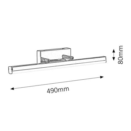 Rabalux - Luminaire salle de bain LED/12W/230V IP44