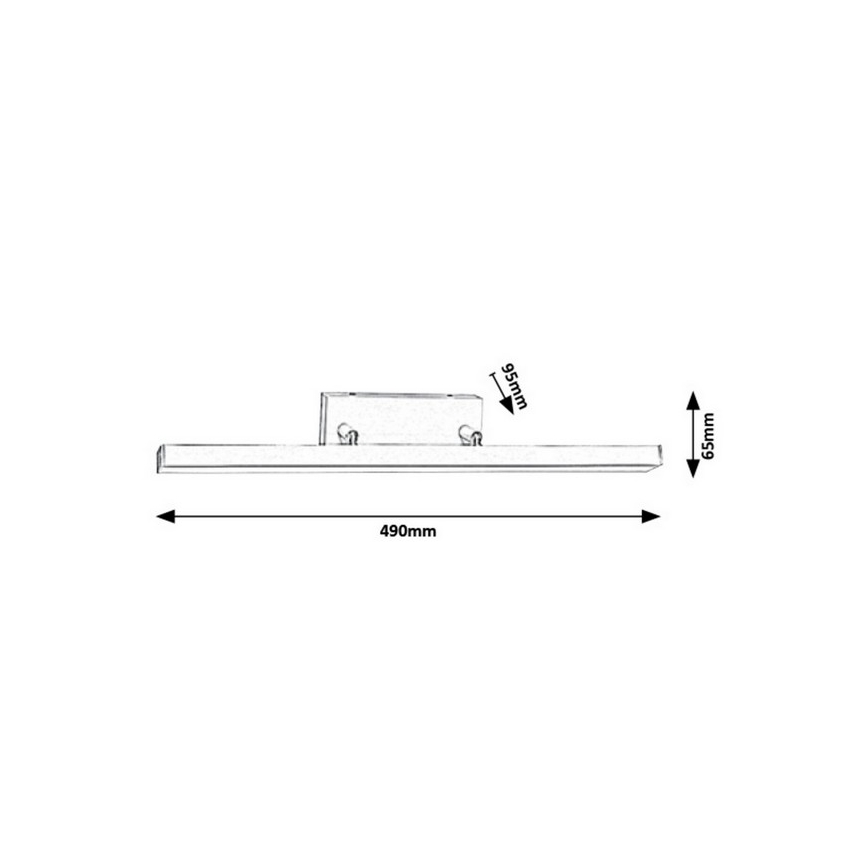 Rabalux - Applique murale LED salle de bain LED/12W/230V IP44