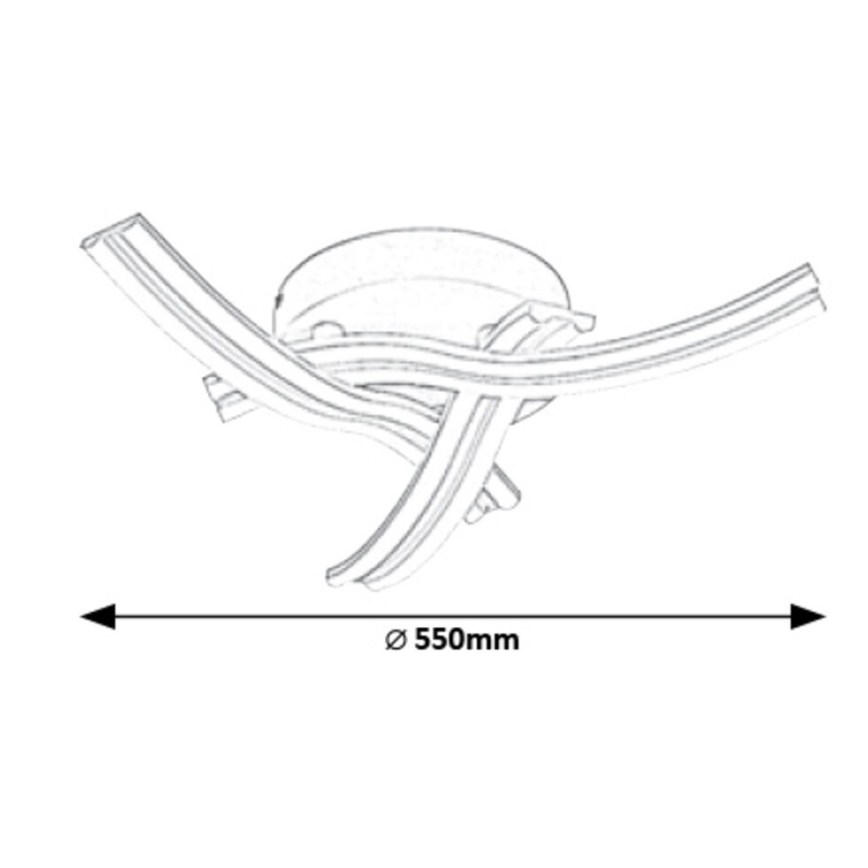 Rabalux - Plafonnier LED LED/40W/230V