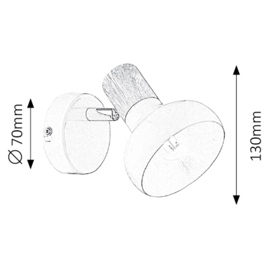 Rabalux - Wandspots 1xE14/40W/230V 