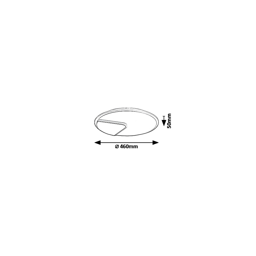 Rabalux - LED Plafondlamp BOSWELL LED/40W/230V diameter 46 cm