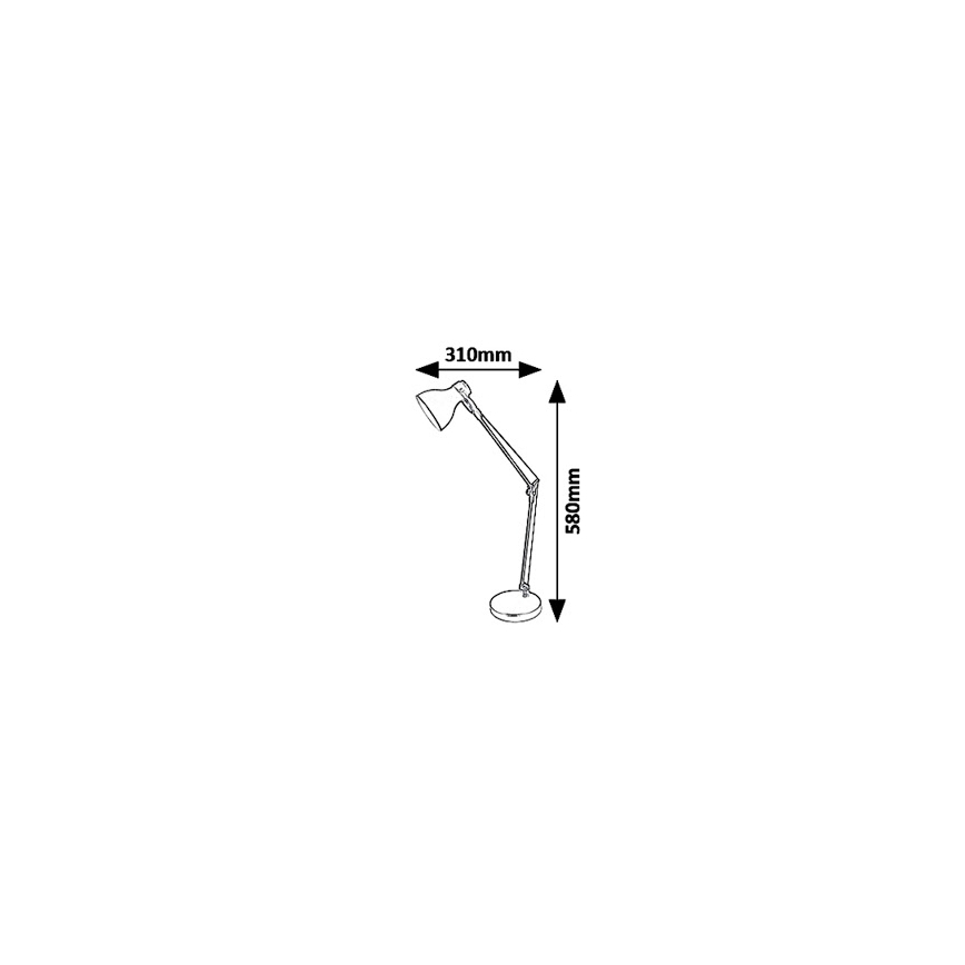 Rabalux 6408 - Tafellamp CARTER 1xE14/11W/230V