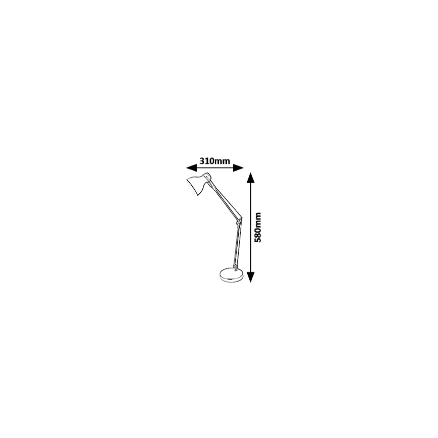 Rabalux 6409 - Tafellamp CARTER 1xE14/11W/230V