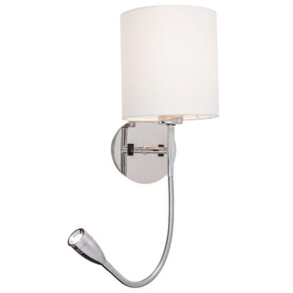 Rabalux 6529 - Wandlamp LARKIN 1xE27/40W+LED/3W