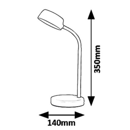 Rabalux 6778 - LED Tafellamp BERRY LED/4,5W/230V