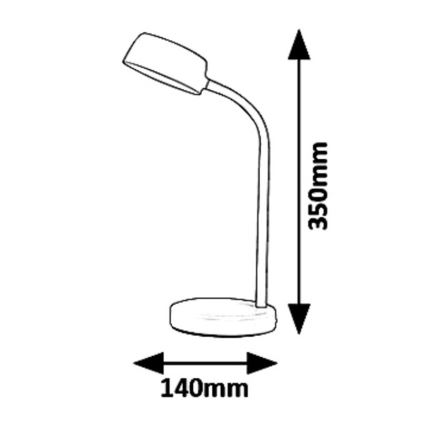 Rabalux 6779 - LED Tafellamp BERRY LED/4,5W/230V