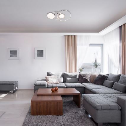 Rabalux - Lustre monté en surface LED LED/50W/230V chrome brillant