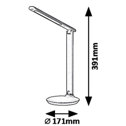 Rabalux 6980 - Lampe de table dimmable LED OSIAS LED/9W/230V