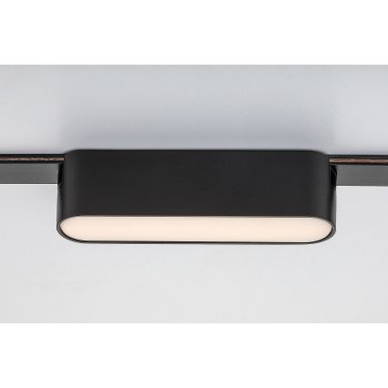 Rabalux - LED Plafondlamp voor 1-fase railsysteem LED/6W/230V 3000K 11,5 cm zwart