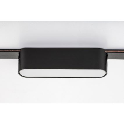 Rabalux - LED Plafondlamp voor 1-fase railsysteem LED/6W/230V 3000K 11,5 cm zwart