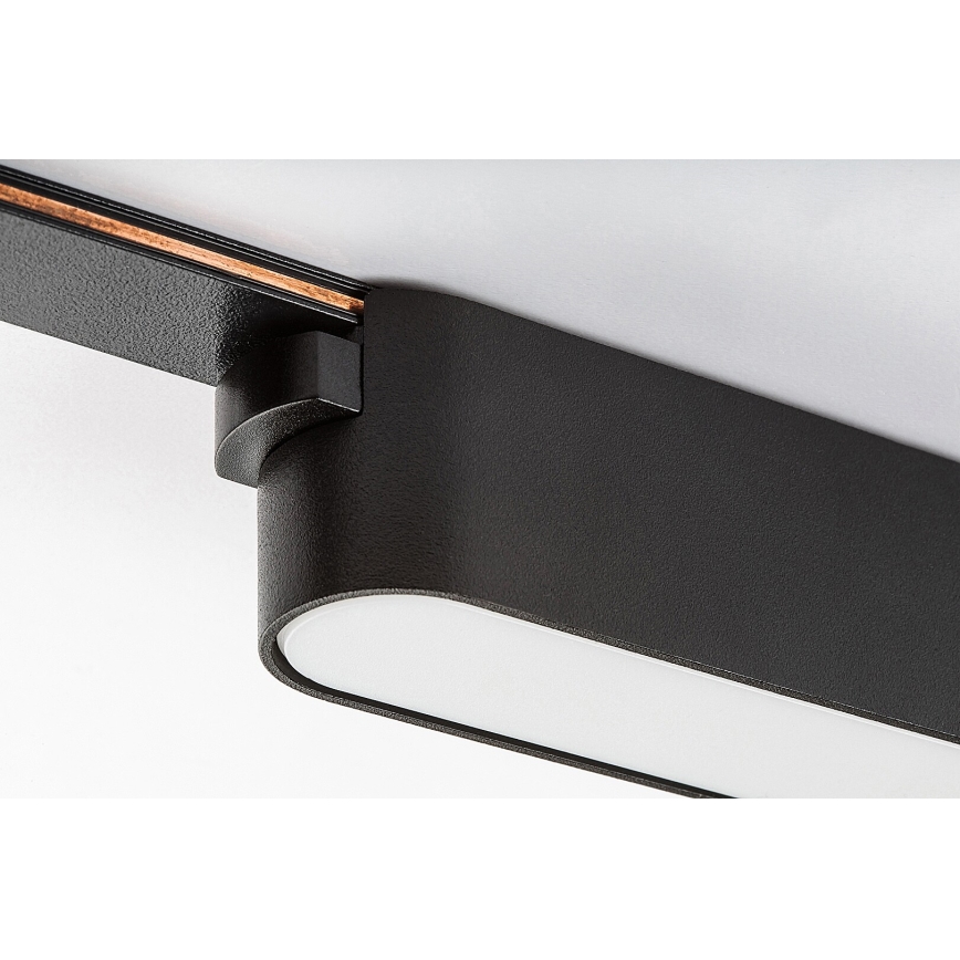 Rabalux - LED Plafondlamp voor 1-fase railsysteem LED/6W/230V 3000K 11,5 cm zwart