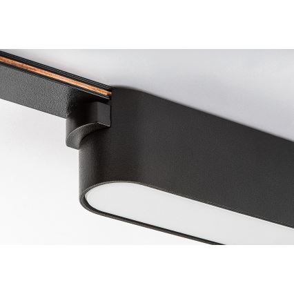 Rabalux - Plafonnier pour système de rail monophasé LED/12W/24V 3000K 22 cm noir
