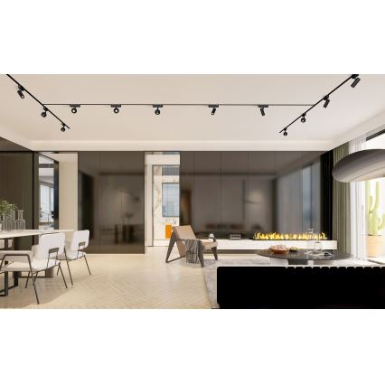 Rabalux - LED Spotlight voor 1-fase railsysteem LED/10W/230V 3000K zwart