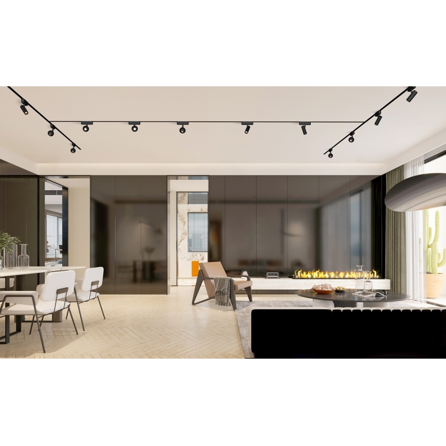 Rabalux - LED Spotlight voor 1-fase railsysteem LED/10W/230V 3000K zwart