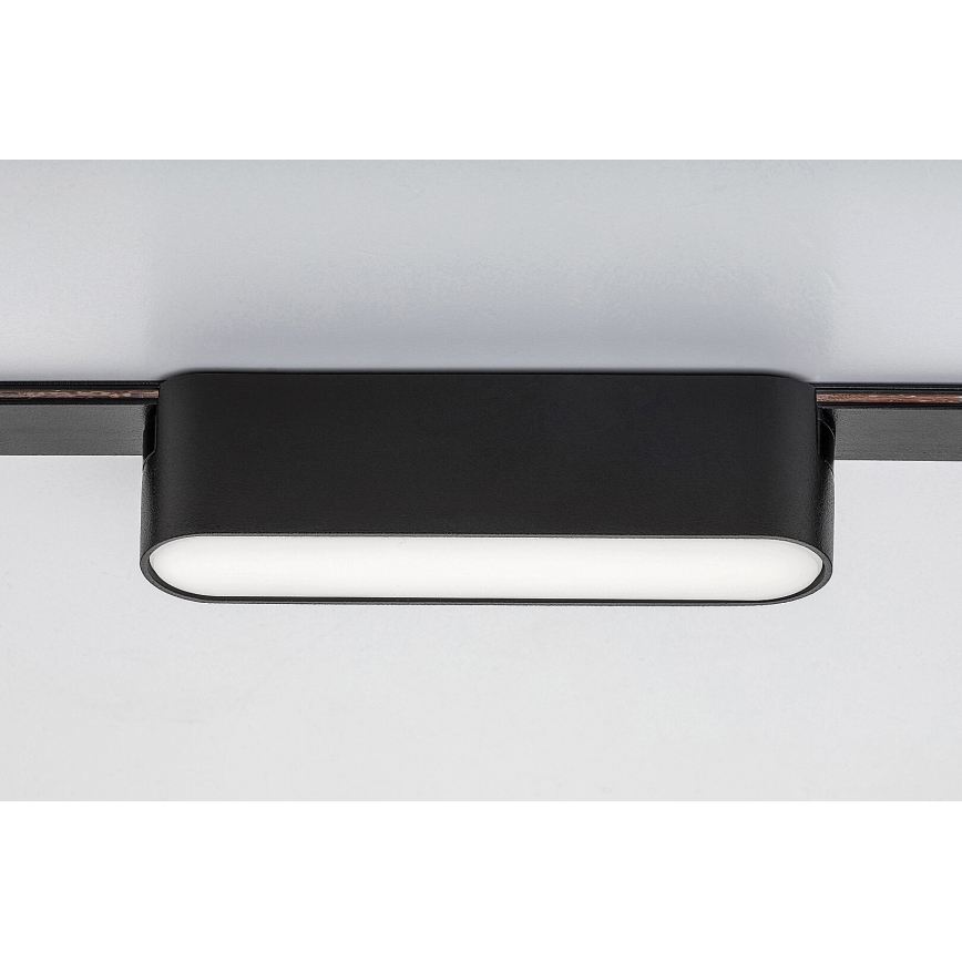 Rabalux - LED Plafondlamp voor 1-fase railsysteem LED/6W/230V 3000K 11,5 cm zwart