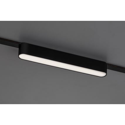 Rabalux - Plafonnier pour système de rail monophasé LED/12W/230V 4000K 22 cm noir