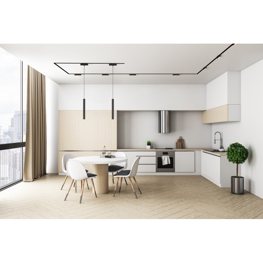Rabalux - LED Hanglamp aan een koord voor 1-fase railsysteem LED/5W/230V 4000K zwart