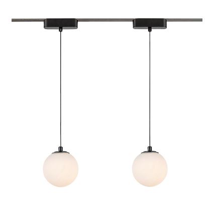Rabalux - Dimbare LED hanglamp aan een koord voor 1-fase railsysteem LED/5W/24V 2700-5500K Wi-Fi Tuya zwart