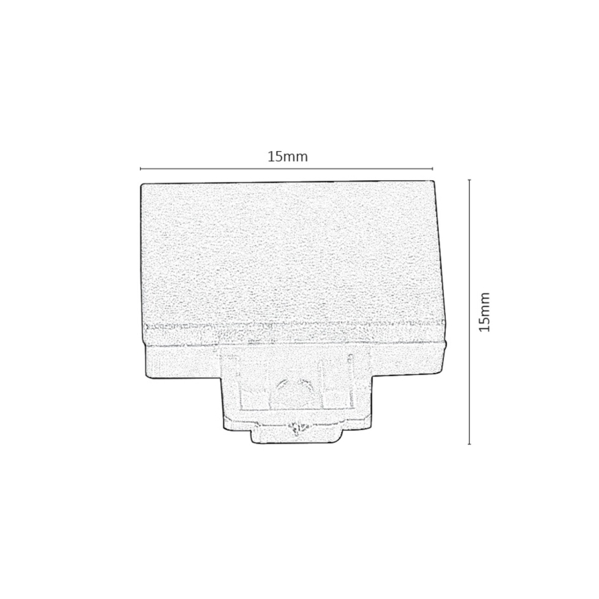 Rabalux - SET 2x Eindconnector voor verlichting in railsysteem
