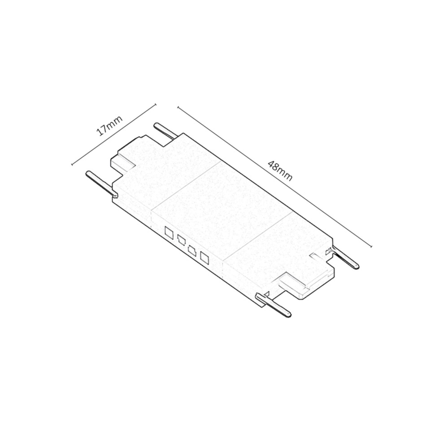 Rabalux - Connecteur pour luminaires dans le système de rail type droit