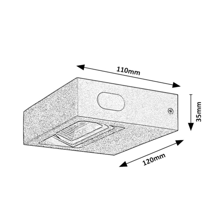 Rabalux - Applique murale LED d'extérieur LED/7W/230V IP65