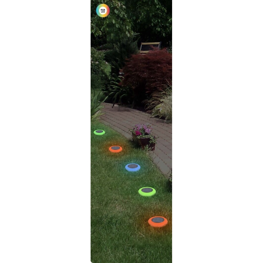Rabalux - LED RGB Solar Light LED/0,6W/3,7V IP65
