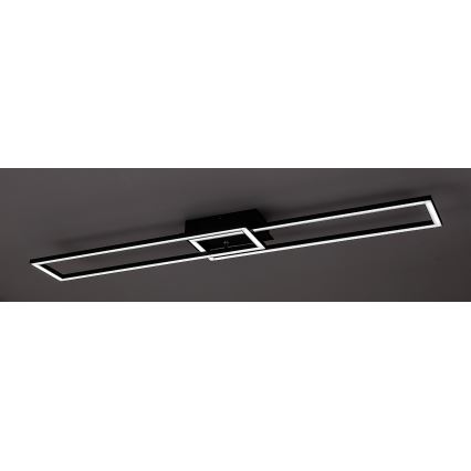 Rabalux - Plafonnier LED dimmable 38 W, 230 V, 3000–6500 K, Wi-Fi Tuya + télécommande, 20 x 102 cm