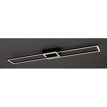 Rabalux - Plafonnier LED dimmable 38 W, 230 V, 3000–6500 K, Wi-Fi Tuya + télécommande, 20 x 102 cm