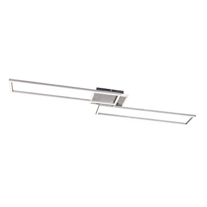 Rabalux - Plafonnier à intensité variable LED/40W/230V 2700-6500K Wi-Fi Tuya chrome mat + Télécommande 25x110 cm