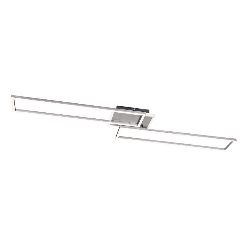 Rabalux - Plafonnier à intensité variable LED/40W/230V 2700-6500K Wi-Fi Tuya chrome mat + Télécommande 25x110 cm
