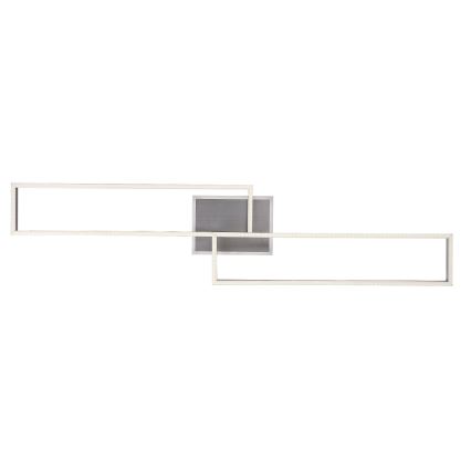 Rabalux - Plafonnier à intensité variable LED/40W/230V 2700-6500K Wi-Fi Tuya chrome mat + Télécommande 25x110 cm