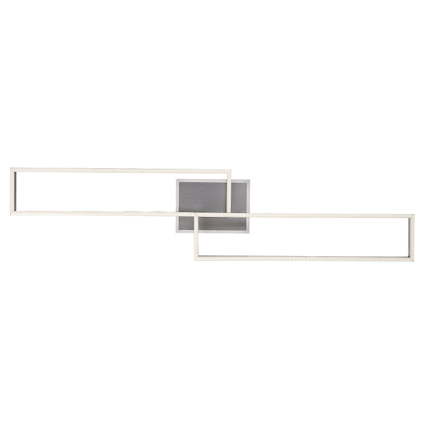 Rabalux - Plafonnier à intensité variable LED/40W/230V 2700-6500K Wi-Fi Tuya chrome mat + Télécommande 25x110 cm