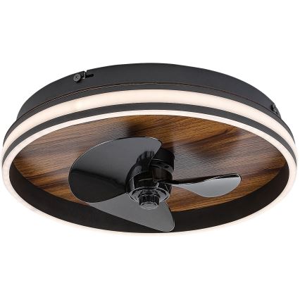 Rabalux - Plafonnier à intensité variable avec ventilateur LED/30W/230V 3000-6500K + télécommande