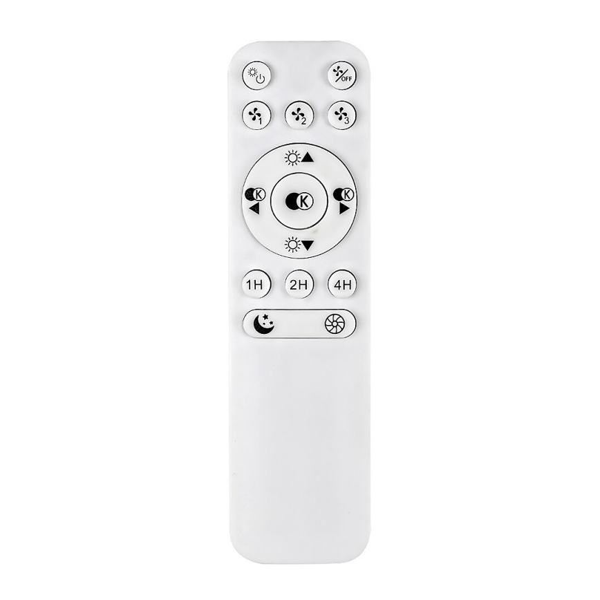 Rabalux - Plafonnier à intensité variable avec ventilateur LED/30W/230V 3000-6500K + télécommande