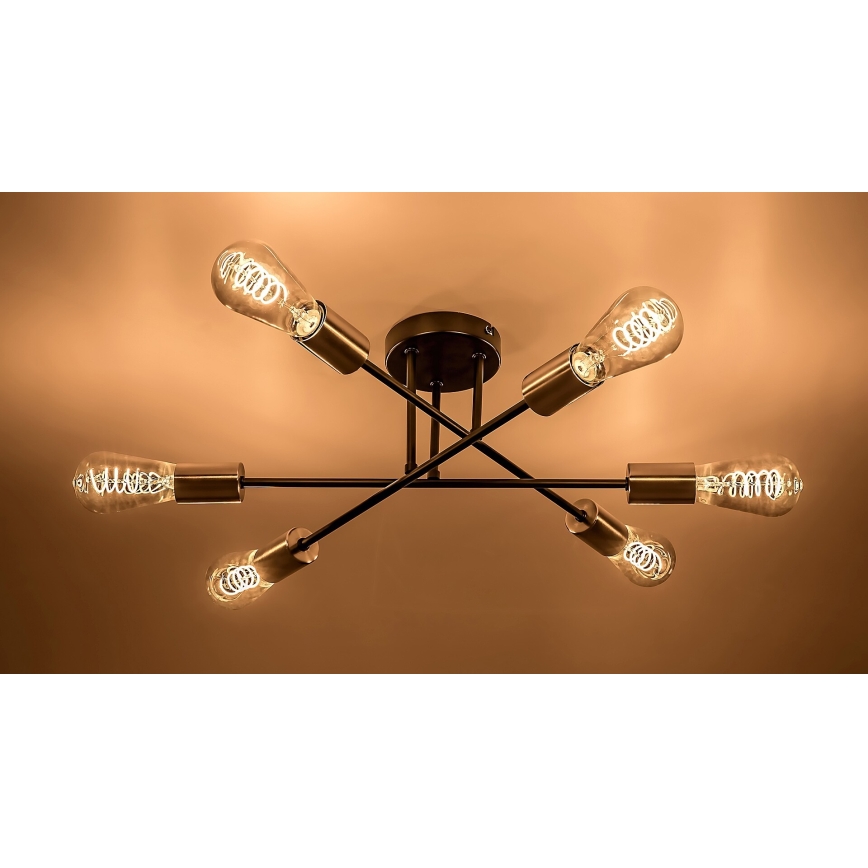 Rabalux - Plafondlamp 6xE27/25W/230V