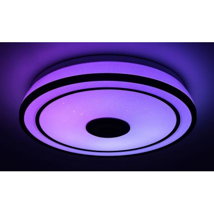 Rabalux - LED RGB Plafonnier à intensité variable avec enceinte LED/24W/230V 3000-6500K + télécommande