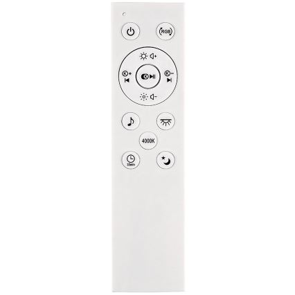 Rabalux - LED RGB Plafonnier à intensité variable avec enceinte LED/24W/230V 3000-6500K + télécommande