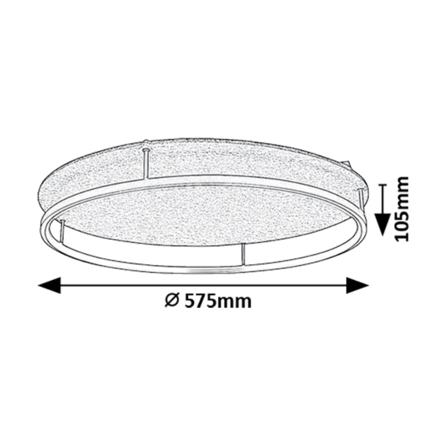 Rabalux - LED Plafondlamp LED/40W/230V 3000/4000K