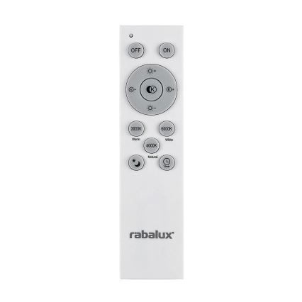 Rabalux - Dimbare LED hanglamp aan een koord LED/60W/230V zilver 3000-6000K + afstandsbediening