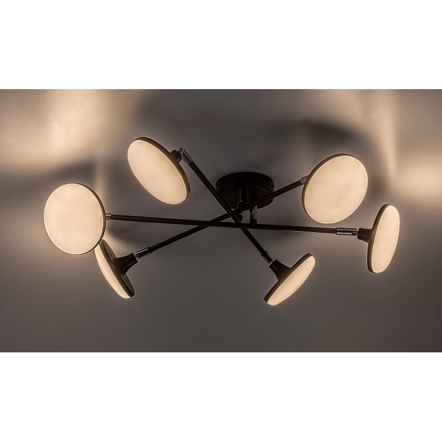 Rabalux - LED Bevestigde Hanglamp 6xLED/4W/230V 3000K zwart