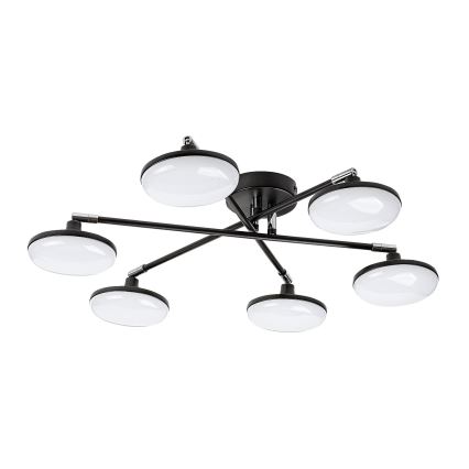 Rabalux - LED Bevestigde Hanglamp 6xLED/4W/230V 3000K zwart