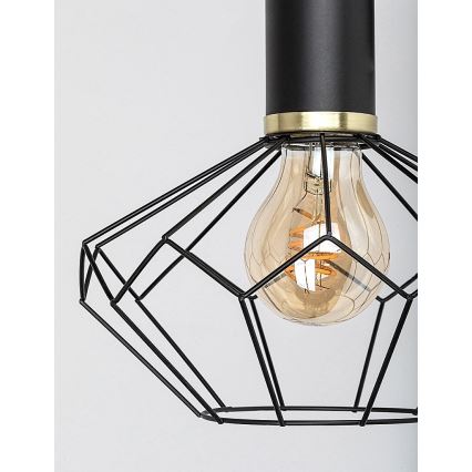 Rabalux - Wandlamp 1xE27/40W/230V diameter 20 cm zwart